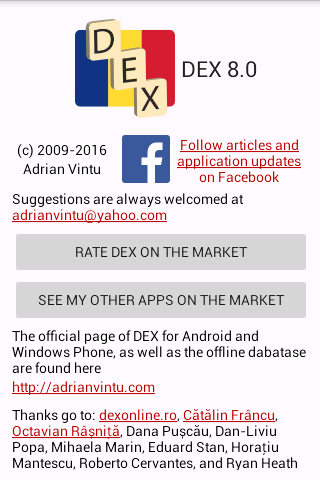 DEX for Android About